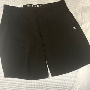 Hurley Men's Dark Shorts with Logo